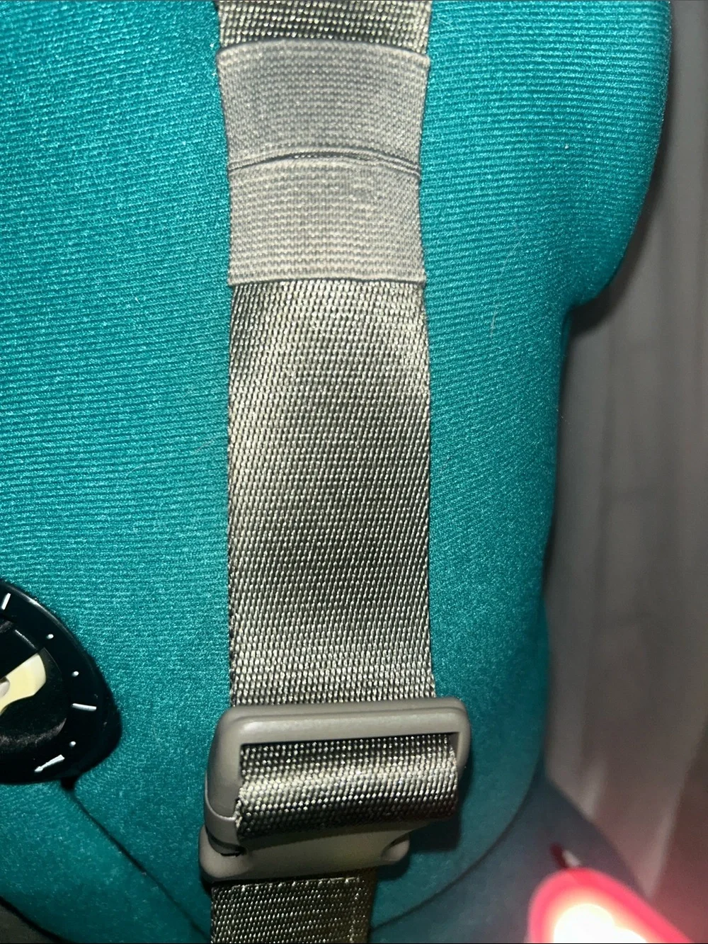 lululemon athletica Gray Tie-Dye Waist Pouch with Neon Accents